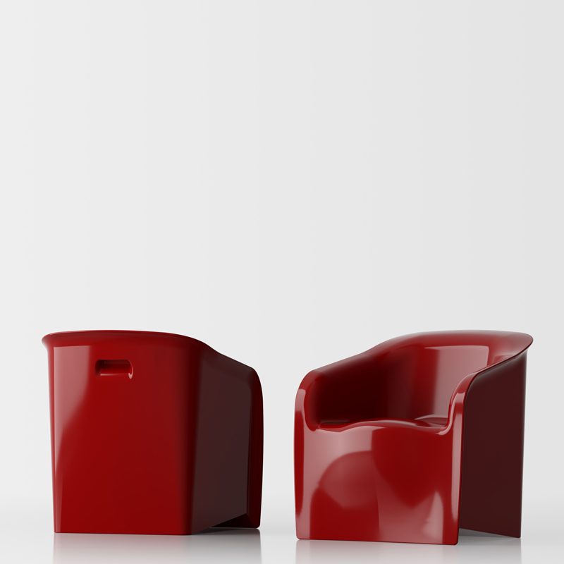 Lady red glossy lacquer 1